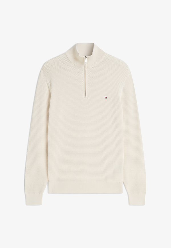 Tommy Hilfiger SEASONAL STRUCTURE - Jumper - ivory petal