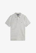 Tommy Hilfiger REGULAR FIT PIQUE POLO SHIRT WITH LINEN - Polo shirt - dark artichoke/white