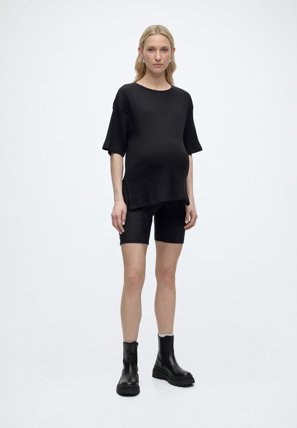 Even&Odd Maternity 2 PC SET CYCLING SHORTS & TEE MAMA