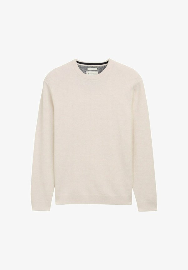 TOM TAILOR Jumper - soft buttercream melange