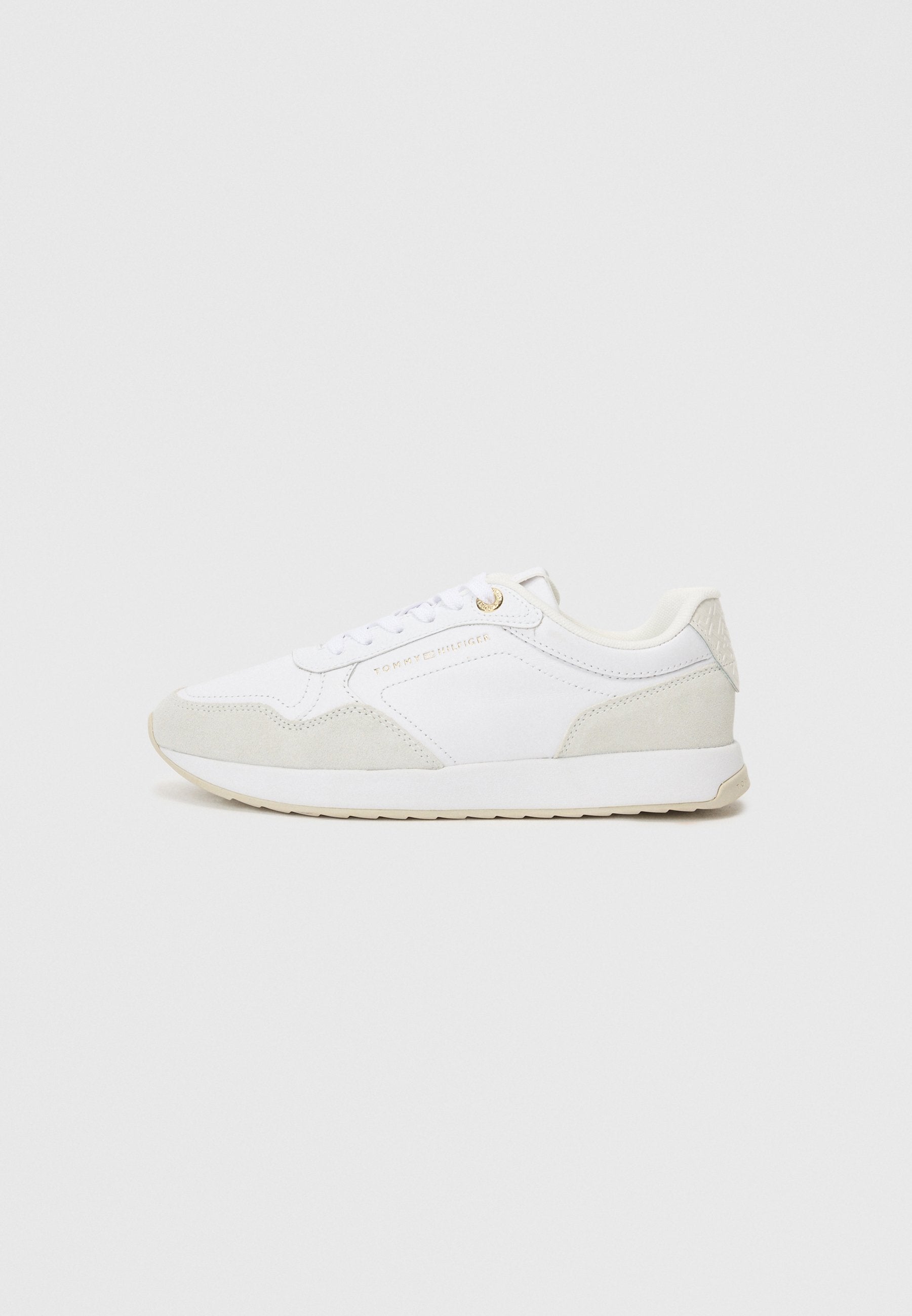 EMBOSSED TH MONOGRAM LEATHER TRAINERS Media 1