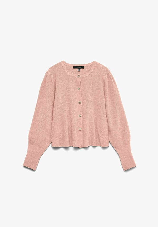 Vero Moda VMLIGHT Knit - Cardigan - evening sand