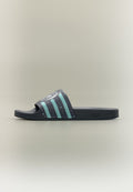 adidas Performance TREFOIL SLIDE DFB UNISEX - Pool slides - collegiate navy/flash aqua