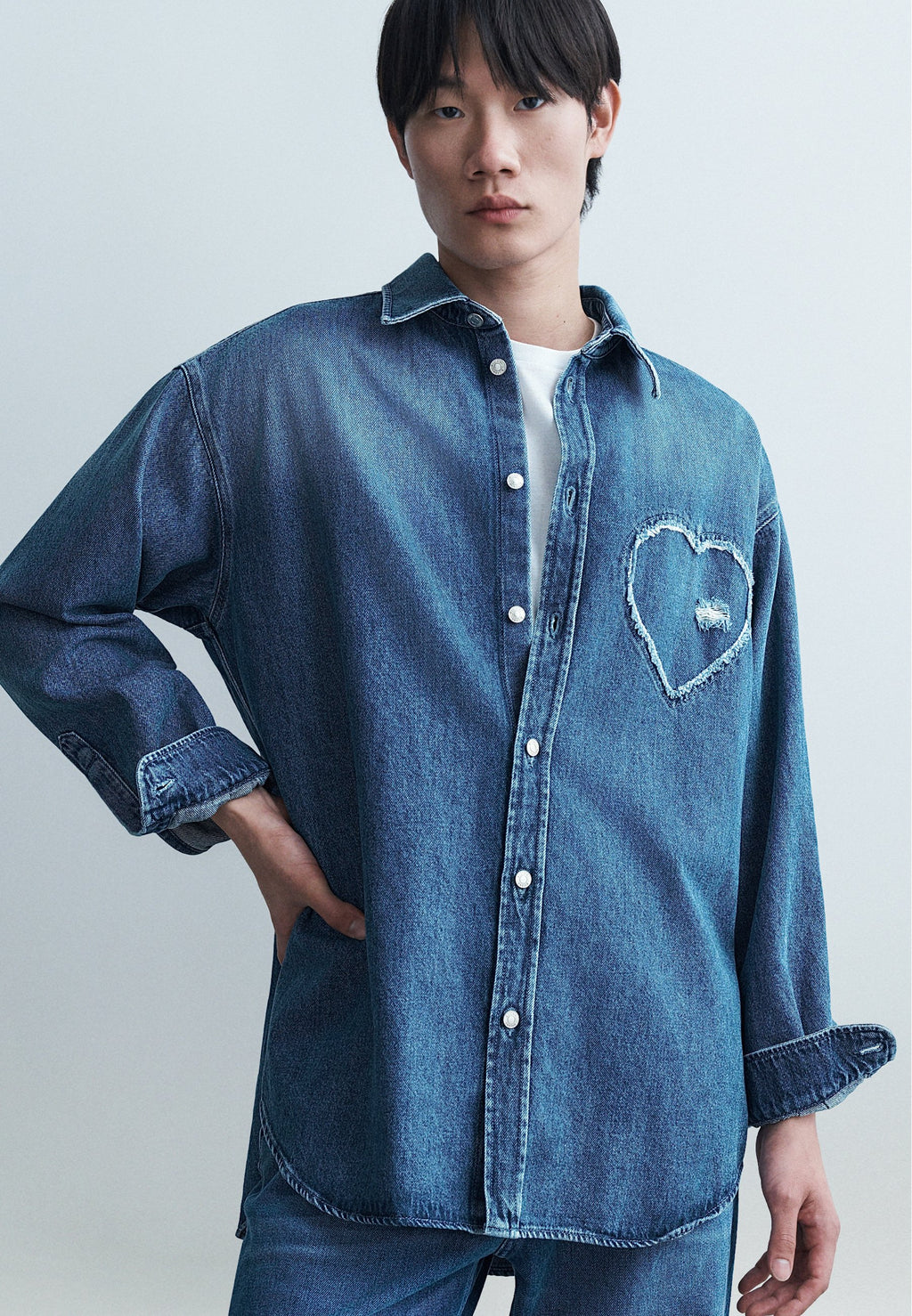 MOSCHINO HEARTS CAMICIA