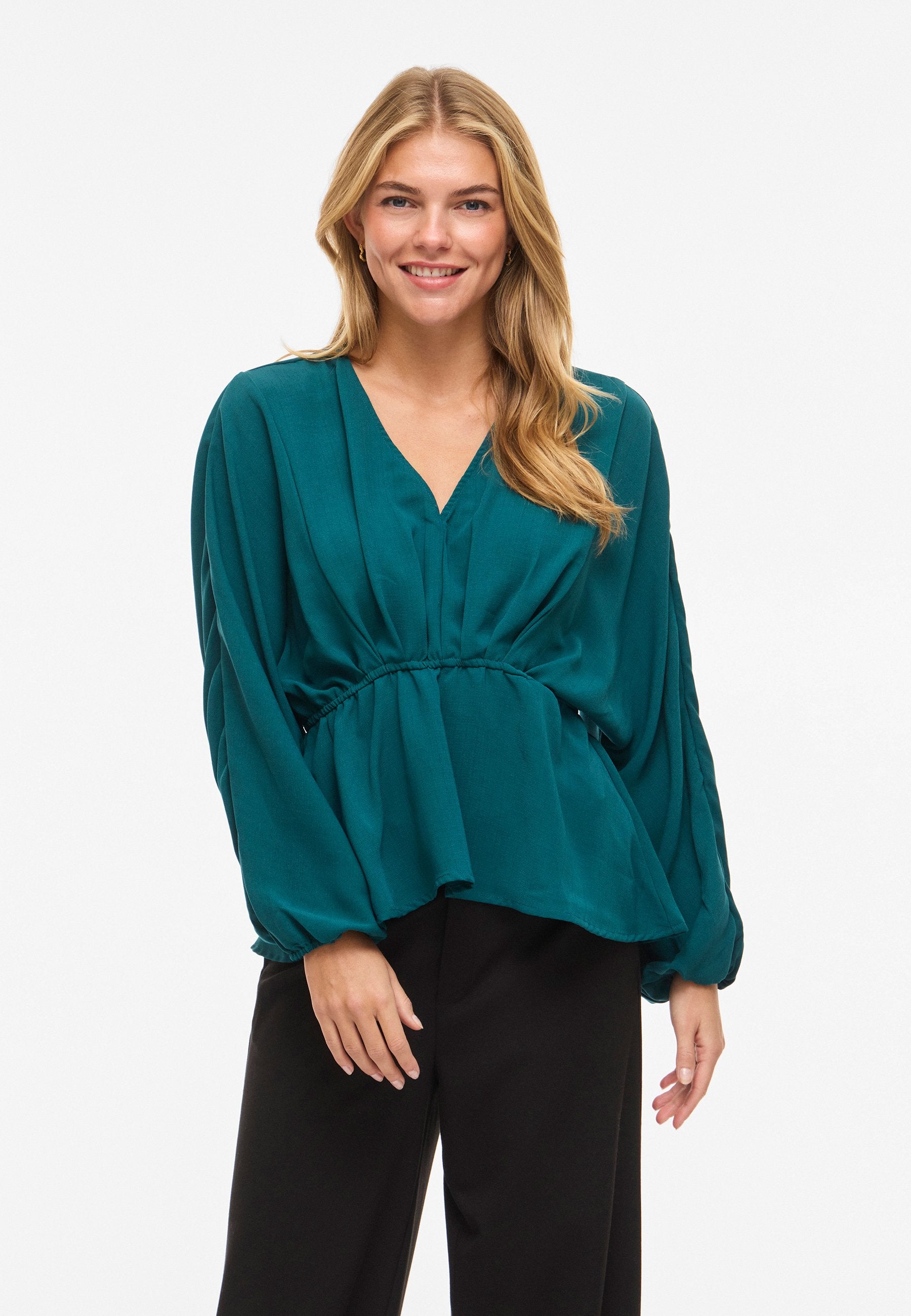 VILA Long Sleeved VISELIA V-neck