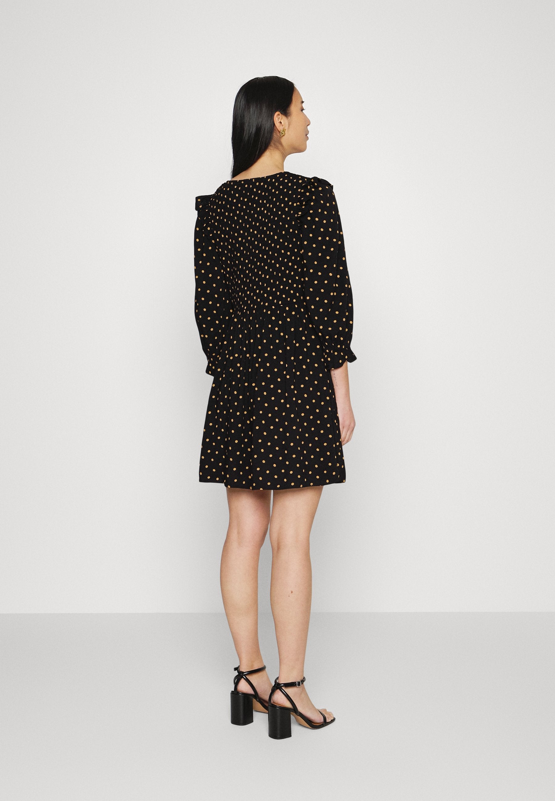 Madewell VNECK SMOCKED BODICE DRESS
