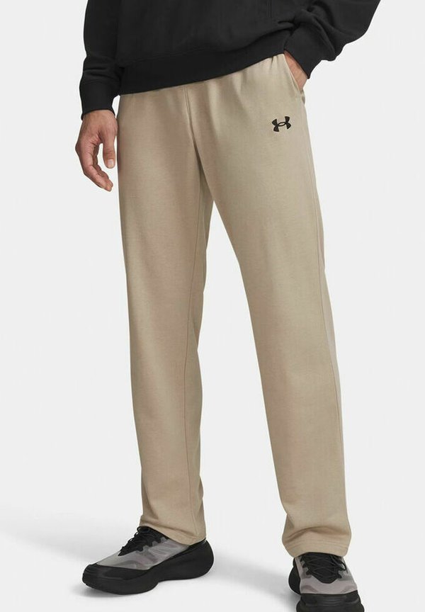 Under Armour RIVAL - Tracksuit bottoms - braun