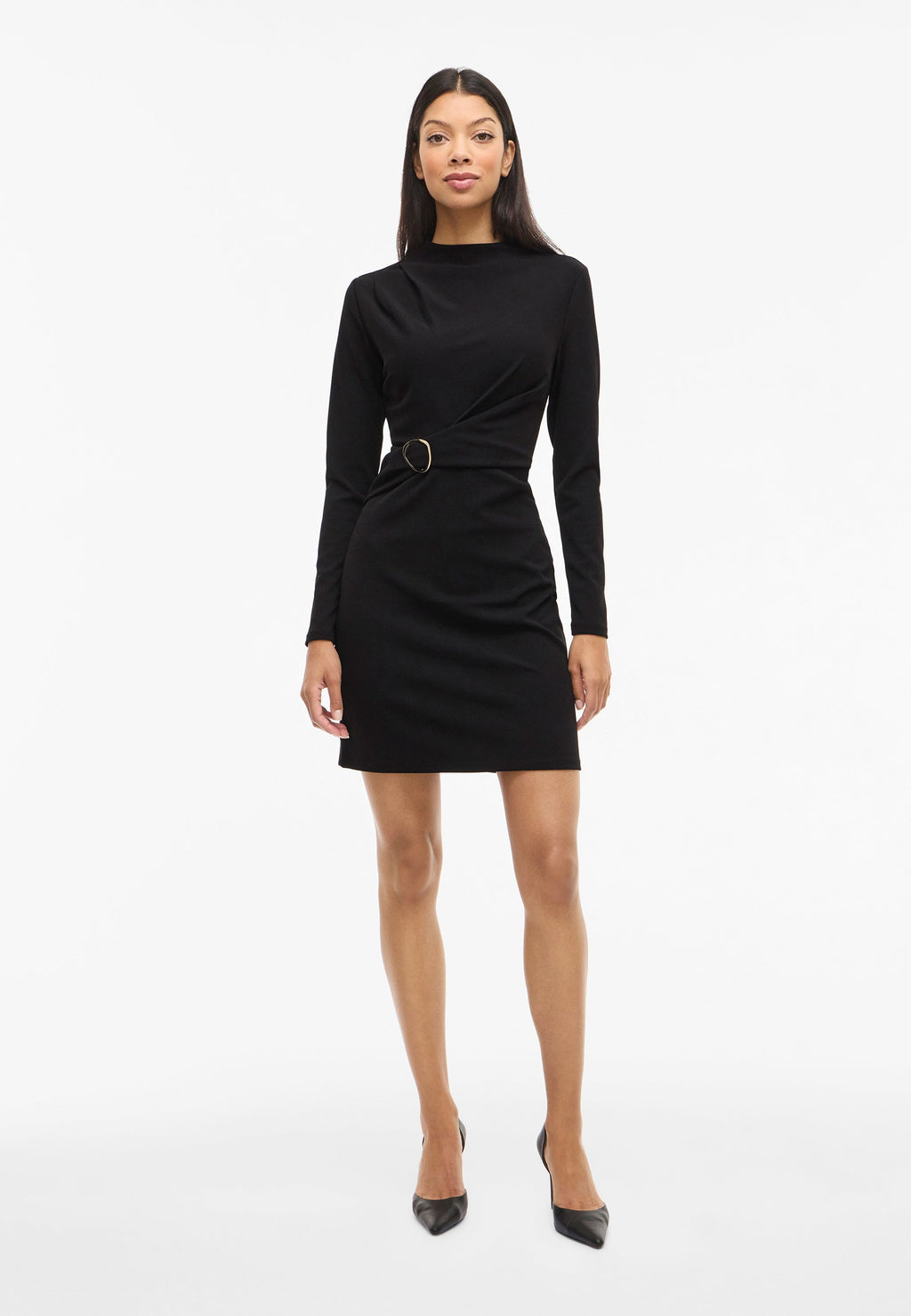 VILA VICLARA HIGHNECK SHORT BELT DRESS