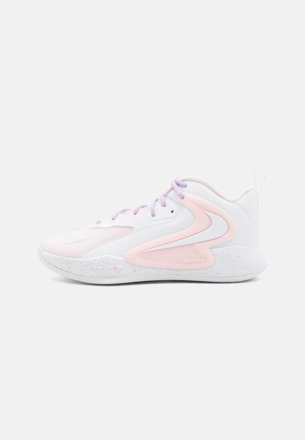 Nike Performance ZOOM HYPERSET 2 UNISEX - Volleyball shoes - white/hyper pink/mint foamviolet mist/pink foam