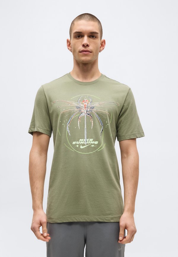 Nike Performance TEE - Sports T-shirt - silver-coloured sage