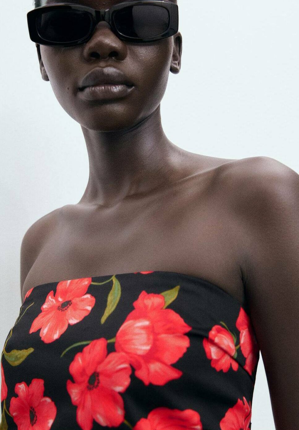 Mango STRAPLESS FLORAL