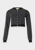 MICHAEL Michael Kors DOME STUDS ZIP CARDI