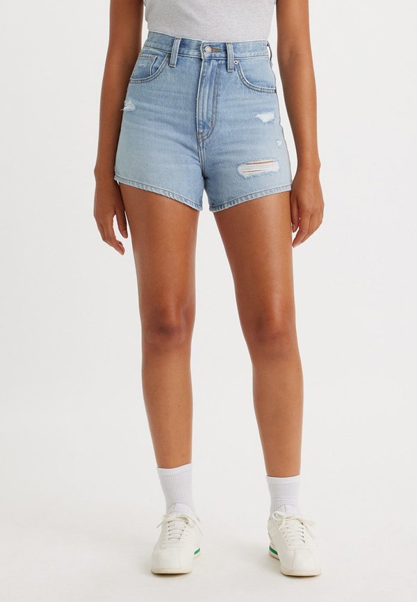 Levi's® HIGH WAIST MOM SHORT - Denim shorts - light touch short