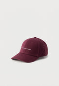 Tommy Hilfiger LOGO EMBROIDERY TWILL SIX-PANEL BASEBALL CAP - Cap - marzemino