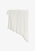 Bershka A-line skirt - white