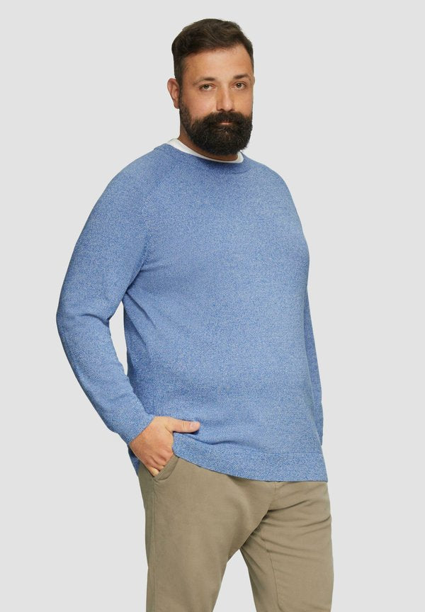 s.Oliver MIT RIPPBÜNDCHEN - Jumper - royalblau