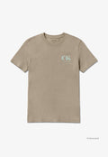 Calvin Klein Jeans RESORT GRAPHIC TEE - Print T-shirt - plaza taupe