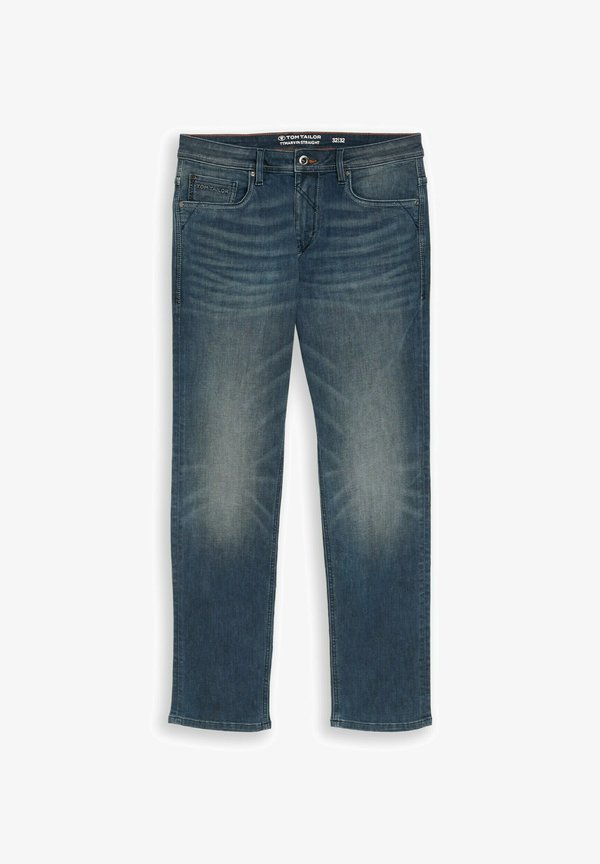 TOM TAILOR TTMARVIN STRAIGHT FIT - Jeans Tapered Fit - tinted blue denim