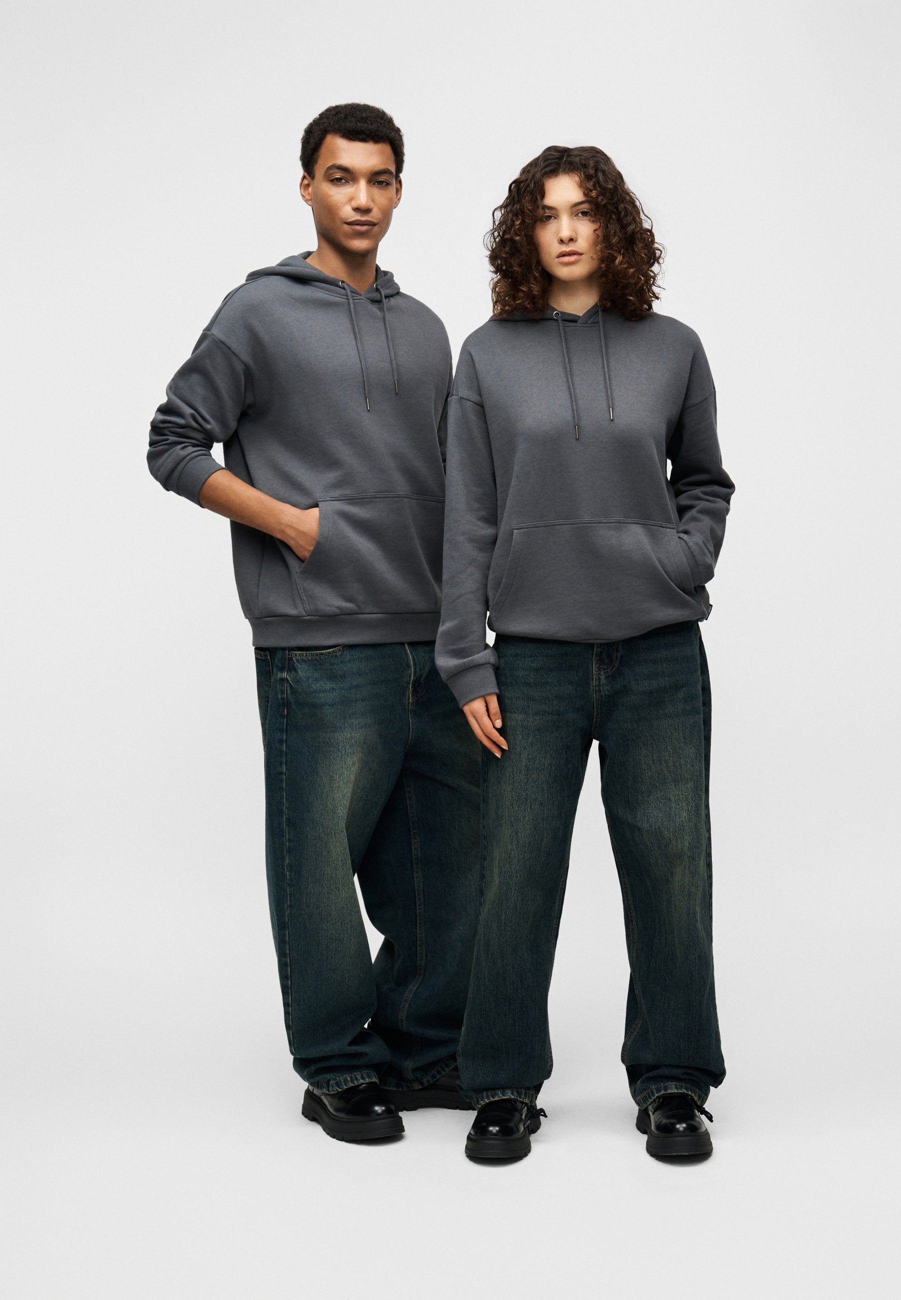 YOURTURN UNISEX 2 PACK RELAXED FIT HOODIE