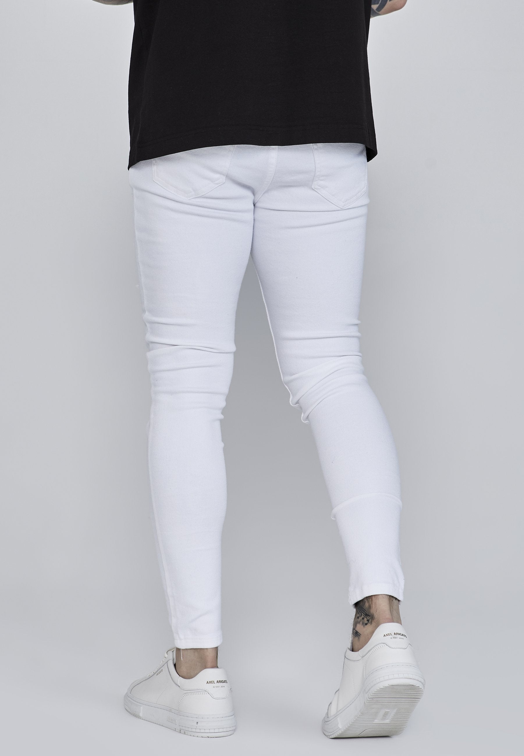 SIKSILK DISTRESSED SKINNY FIT