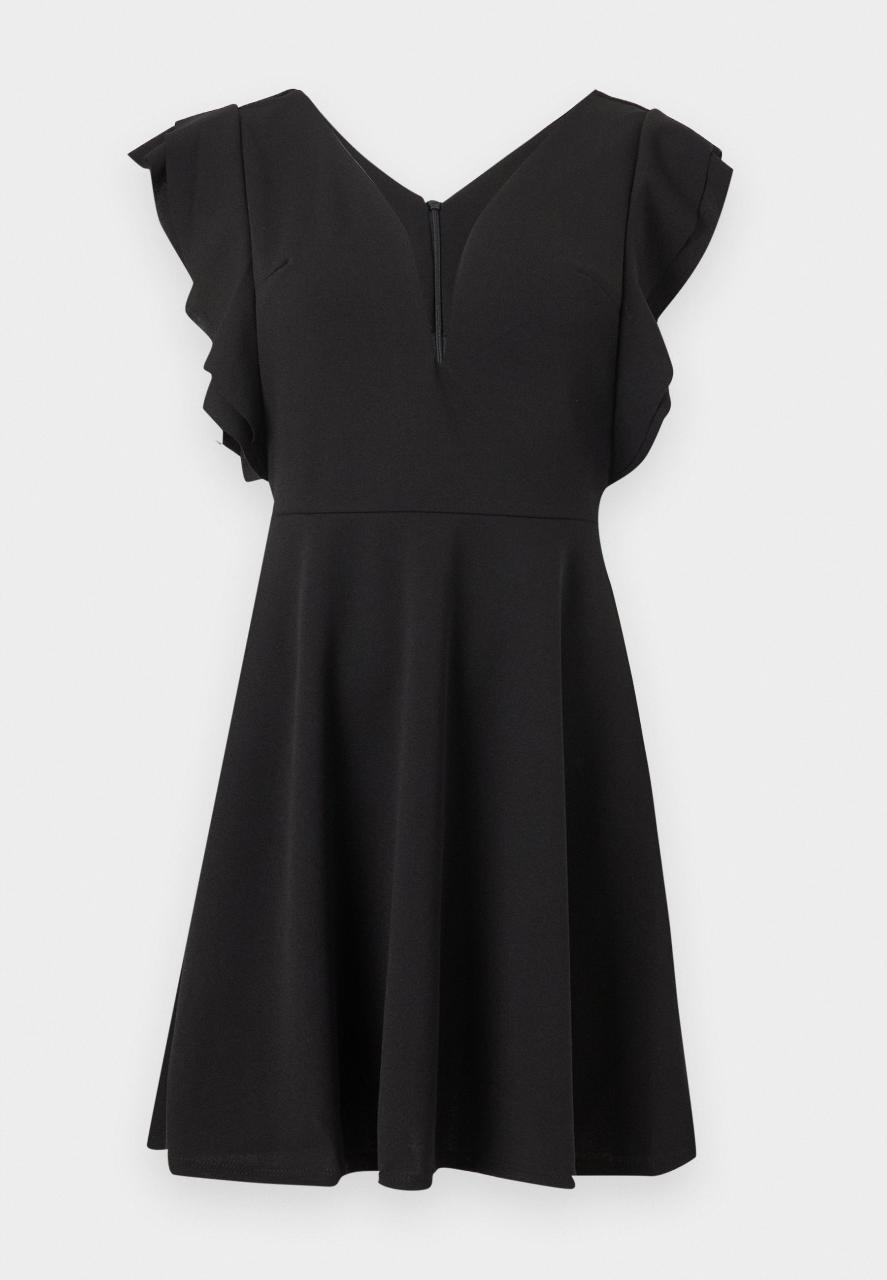 WAL G PETITE LUCIA  SLEEVE SKATER DRESS