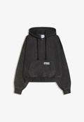 Bershka Zip-up sweatshirt - dark grey