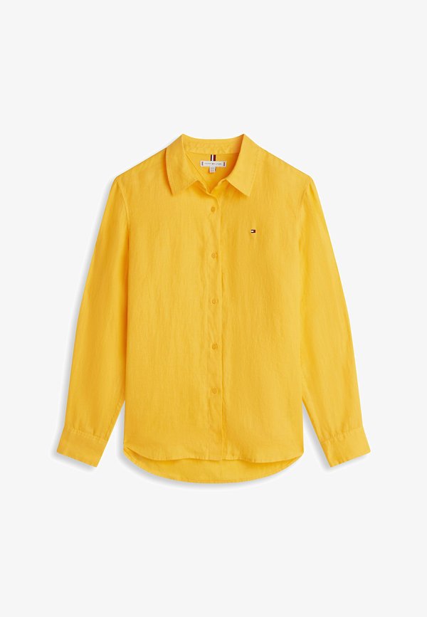 Tommy Hilfiger SHIRT - Button-down blouse - orange flash