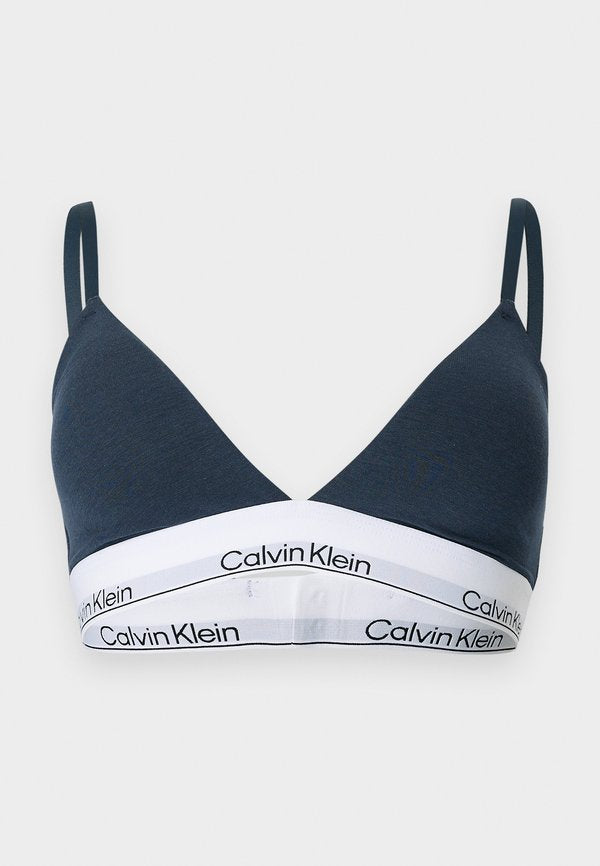 Calvin Klein Underwear TRIANGLE ICON - Triangle bra - blue