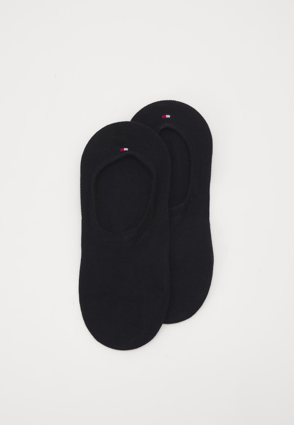 Tommy Hilfiger WOMEN FOOTIE 2 PACK - Invisible socks - black