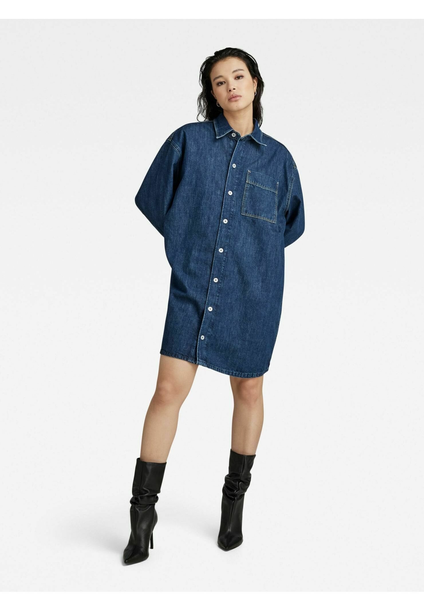 OVERSIZED DENIM DRESS Media 2