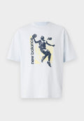 New Balance HOOPS GRAPHIC VINTAGE - Print T-shirt - ice blue