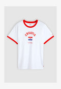 Levi's® FOOTBALL RINGER - Print T-shirt - white
