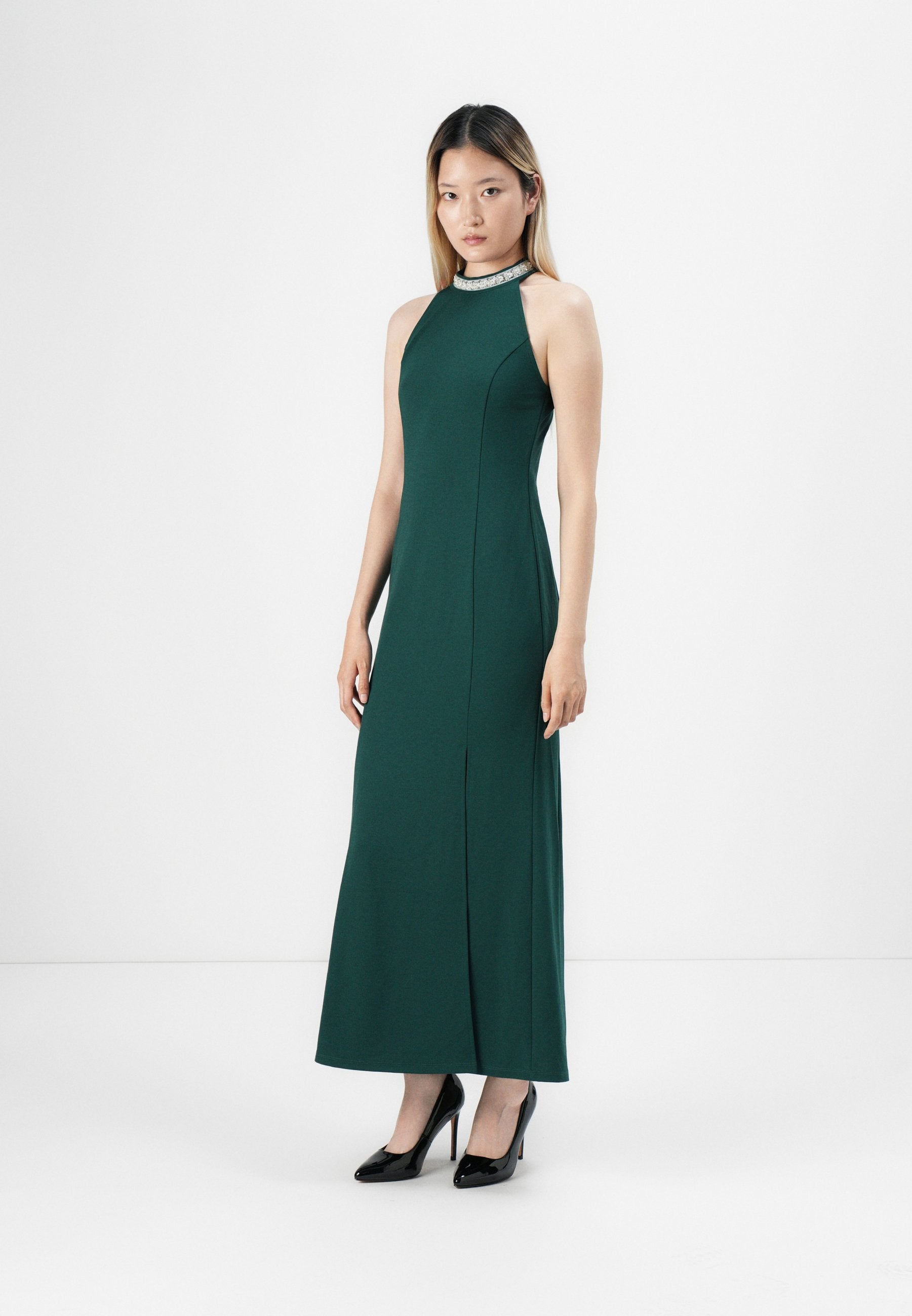 VILA VIVARA HALTER NECK DRESS