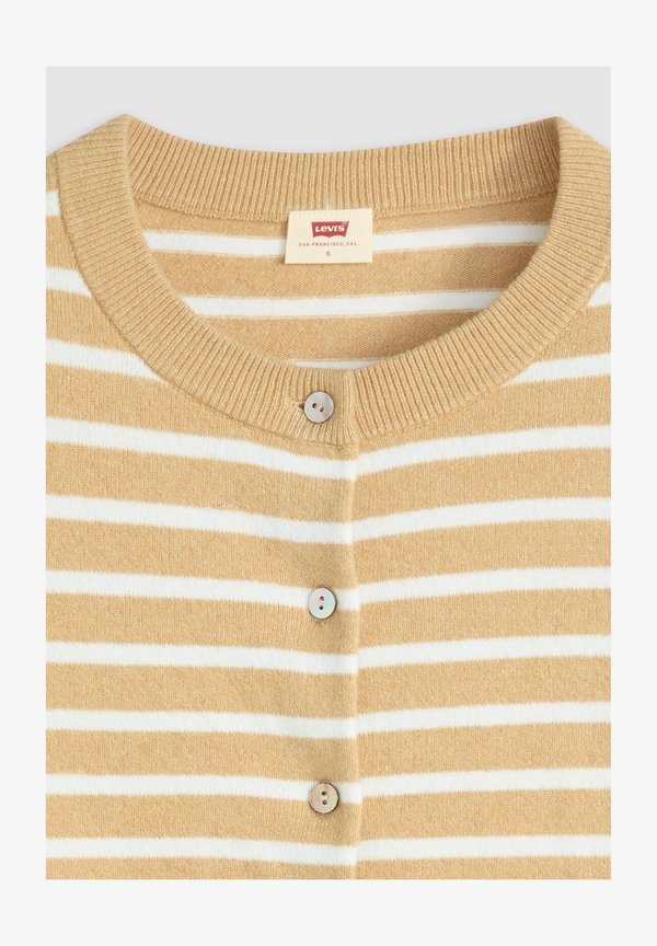 Levi's® CREWNECK - Cardigan - elgin placed argyle - neutrals