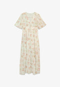 Vero Moda VMBELLA 2/4 BUTTON ANKLE DRESS - Day dress - birch