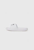 Lacoste SERVE SLIDE 1.0 - Mules - white/black