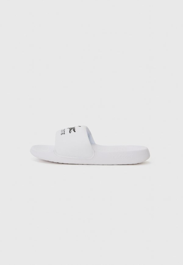Lacoste SERVE SLIDE 1.0 - Mules - white/black
