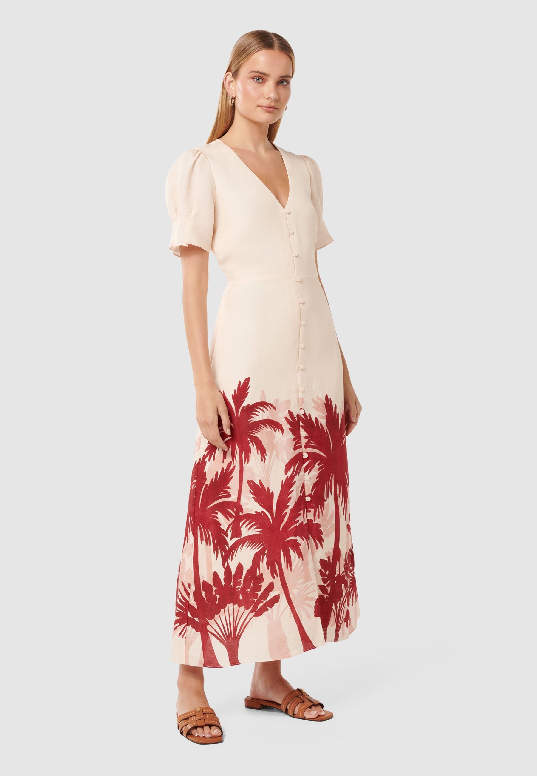 Forever New JAZ PRINTED MIDI DRESS