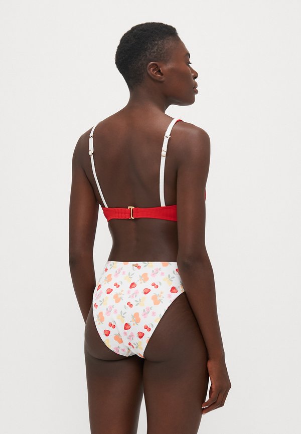 Hollister Co. Curvy High-Leg High-Waist Ribbed Cheeky Bikini Bottom