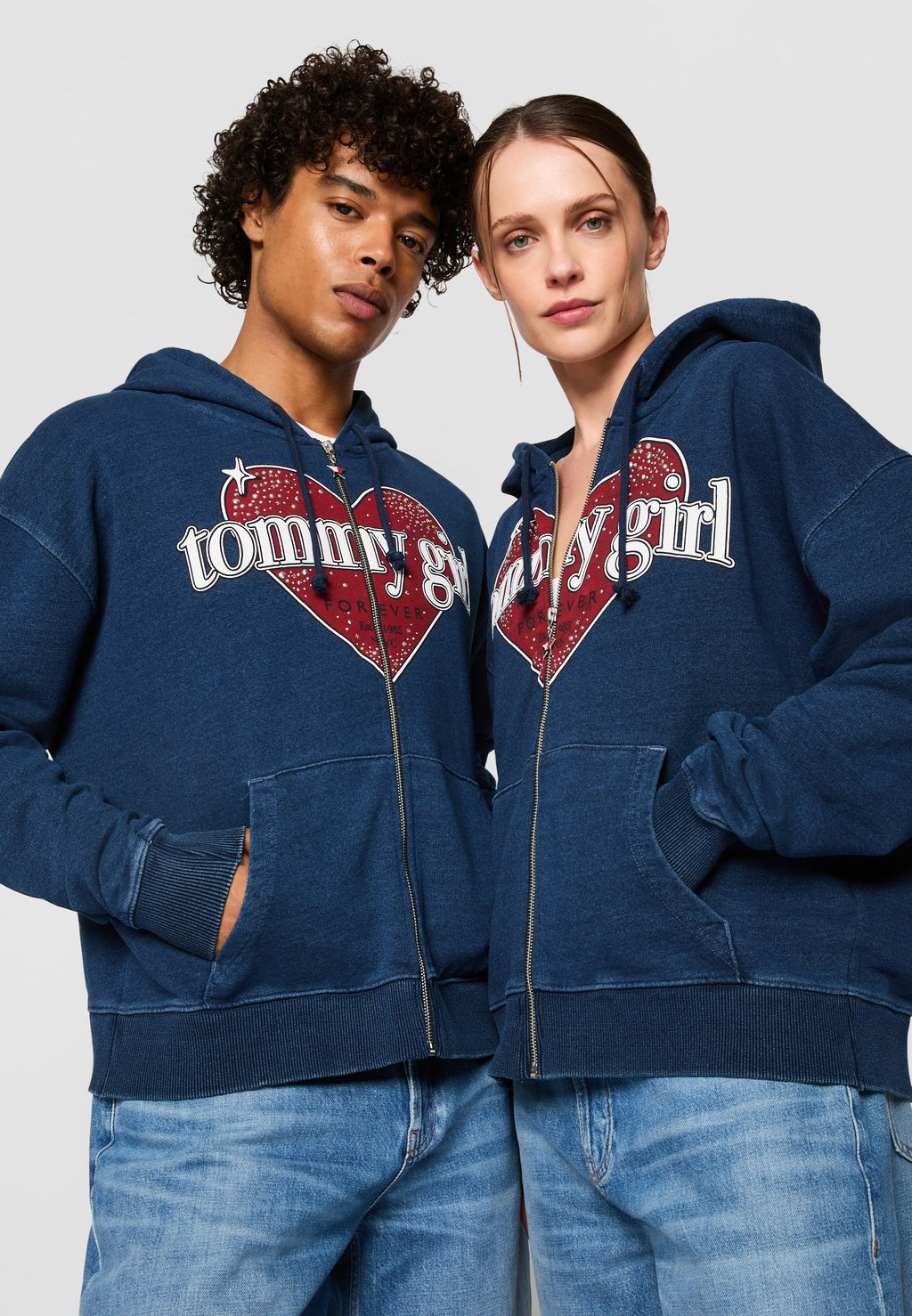 Tommy Jeans TOMMY GIRL FULL ZIP HOODIE