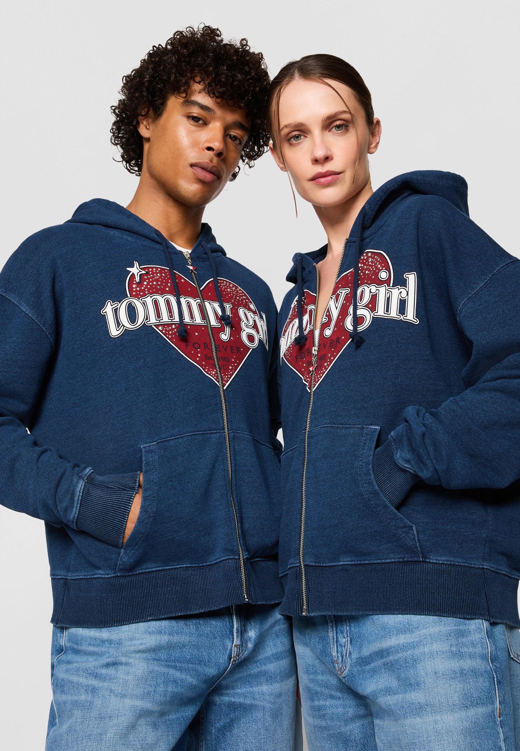 Tommy Jeans TOMMY GIRL FULL ZIP HOODIE