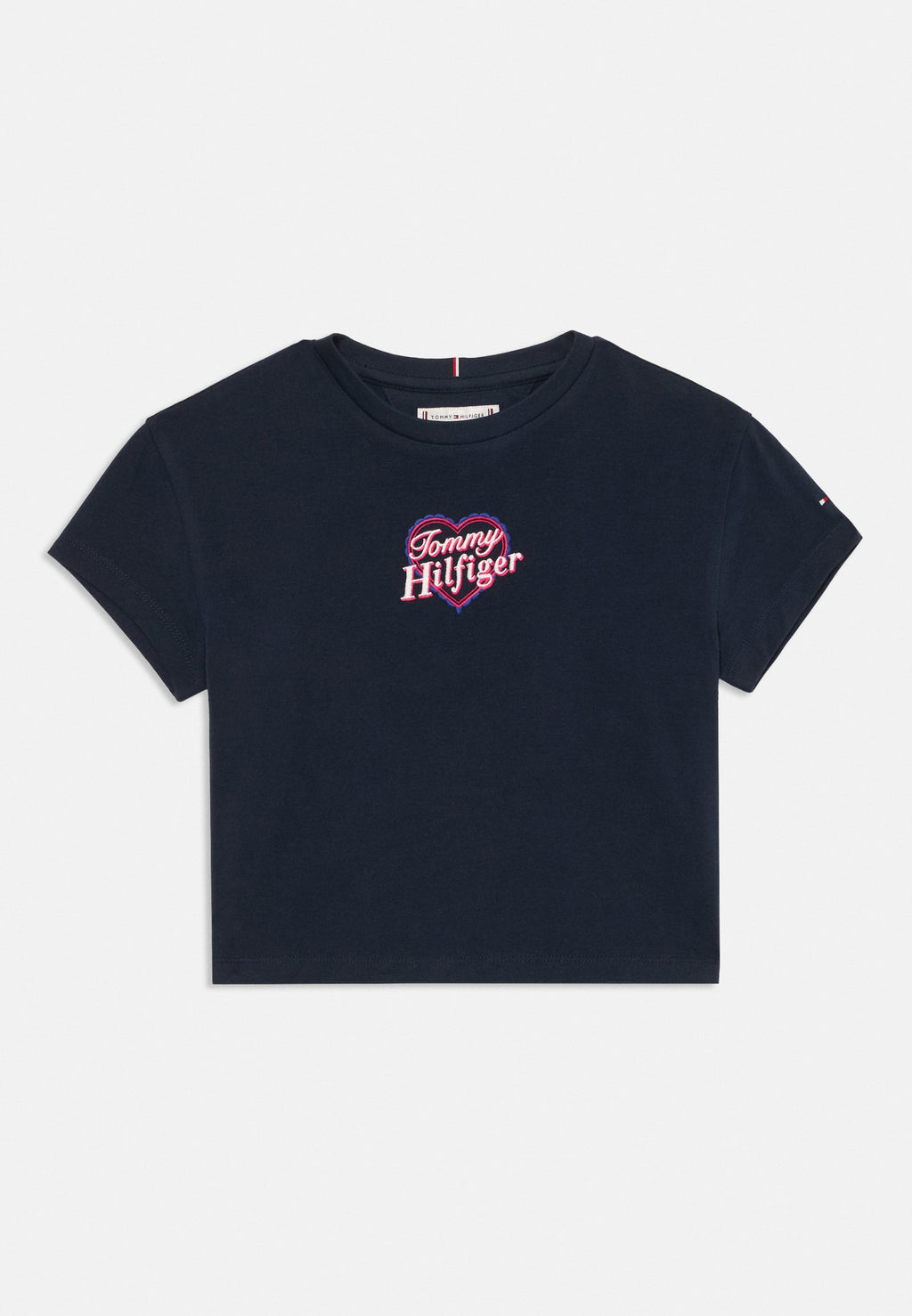 HEART EMBROIDERY LOGO JERSEY T-SHIRT Media 1