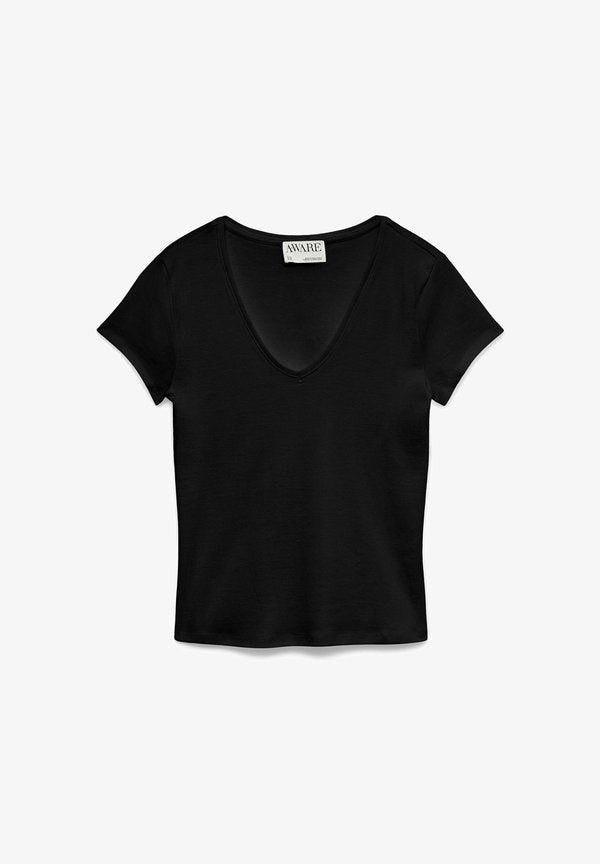 Vero Moda AWBONNIE - Basic T-shirt - black