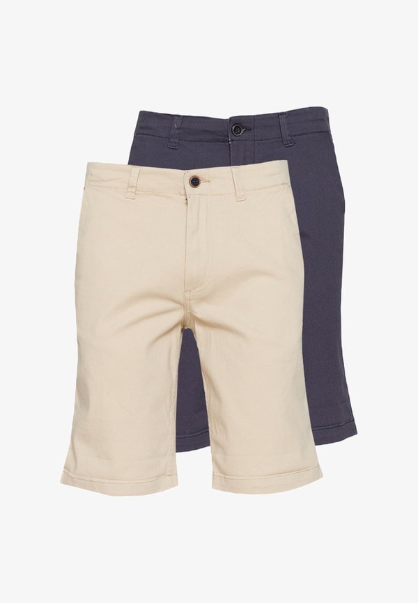 Jack & Jones JWHBASIC CHINO SHORTS AKM 2PK MP - Shorts - navy blazer