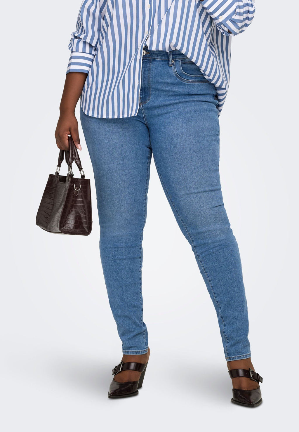 Skinny fit CARANE Mid waist Media 3