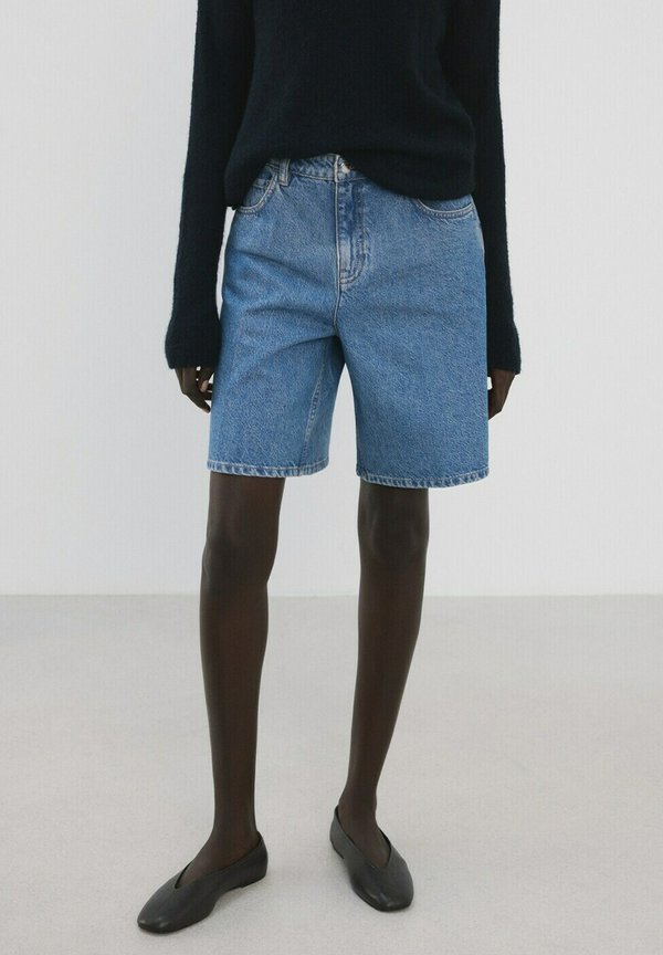 Mango ADULT - Denim shorts - blue