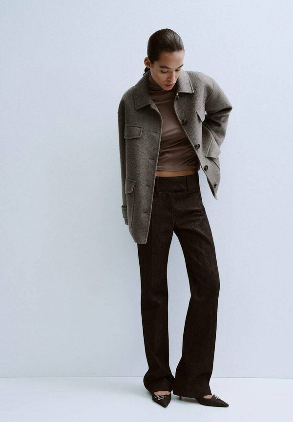 Mango Classic coat - brown