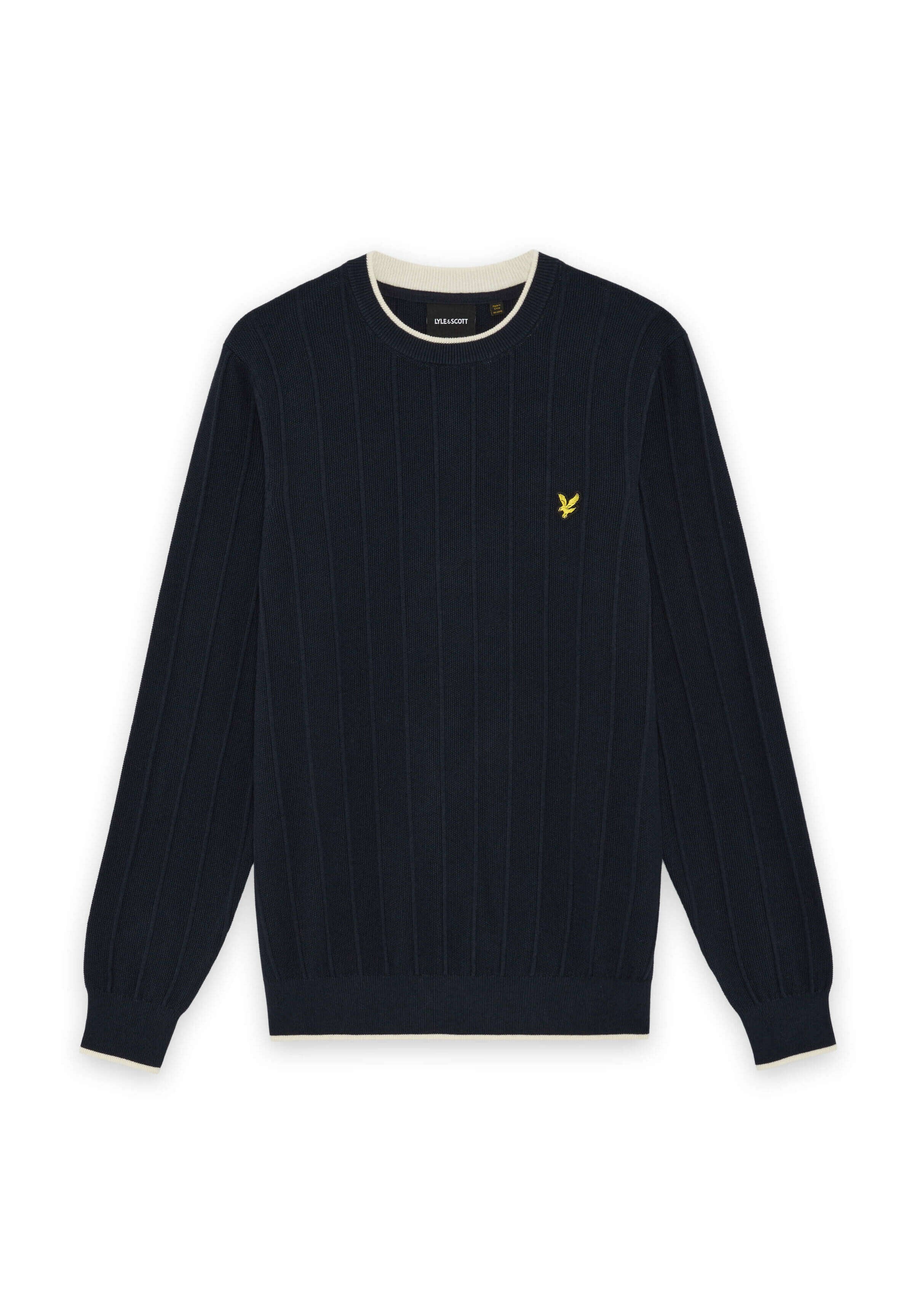 Lyle & Scott MID TIPPED CREW NECK