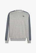 adidas Originals CREW - Sweatshirt - medium grey heather/night indigo