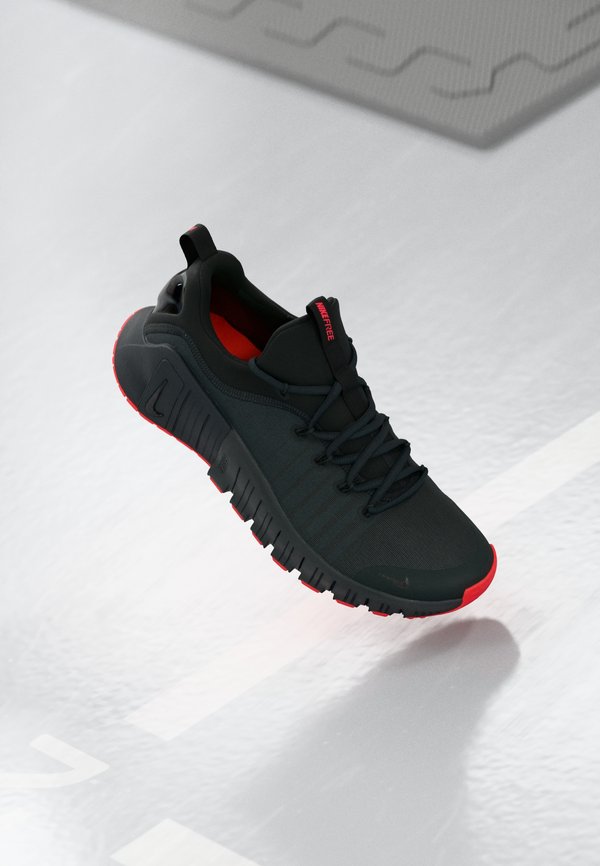 Nike Performance NIKE FREE METCON 6 - Training shoe - dark smoke grey/black/bright crimson